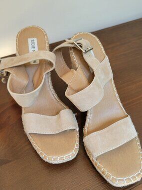 Steve Madden Square Toe Espadrille Sandals